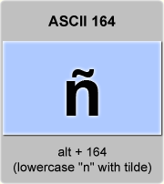 Ascii Code N Ene Enie Spanish Letter Enye Lowercase N With Tilde American Standard Code For Information Interchange The Complete Ascii Table Characters Letters Vowels With Accents Consonants Signs Symbols Numbers Enie Spanish