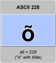 Ascii Code Lowercase Letter O With Tilde Or O Tilde American Standard Code For Information Interchange The Complete Ascii Table Characters Letters Vowels With Accents Consonants Signs Symbols Numbers Lowercase Letter O Tilde O