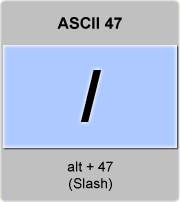 backslash vs forward slash